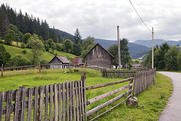 Image showing Carpathian village