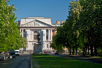 Image showing View of the Mikhailovsky castle.