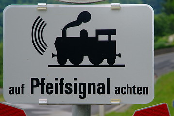 Image showing sign call signal