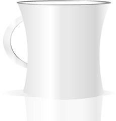 Image showing photorealistic white cup