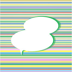 Image showing thought bubbles and absctact speech bubbles or clouds