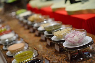 Image showing buffet food