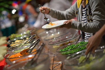 Image showing buffet food