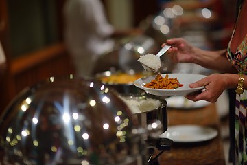 Image showing buffet food