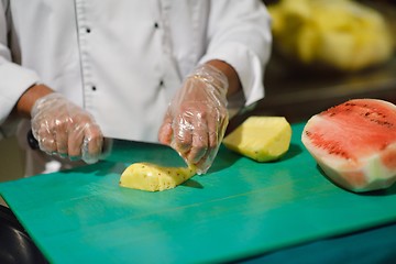 Image showing buffet food