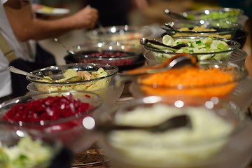 Image showing buffet food