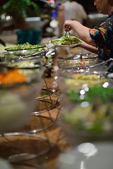 Image showing buffet food