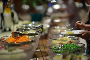 Image showing buffet food