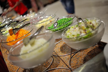 Image showing buffet food