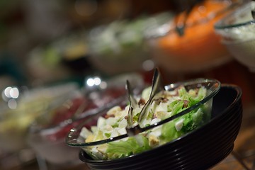 Image showing buffet food