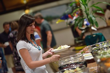 Image showing buffet food