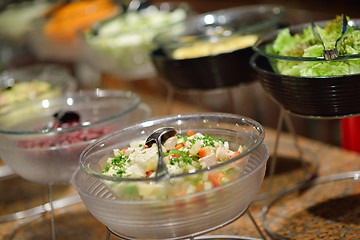 Image showing buffet food