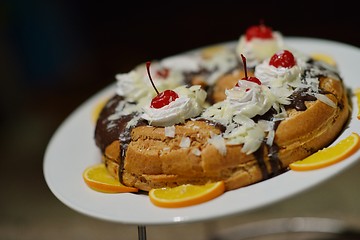 Image showing buffet food