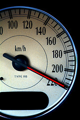 Image showing speed indicator