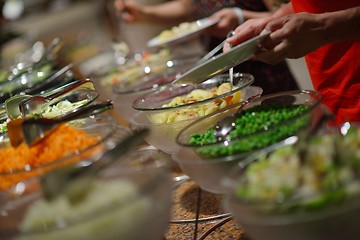 Image showing buffet food