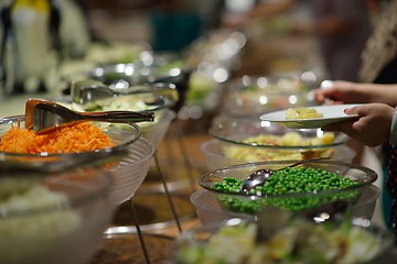 Image showing buffet food