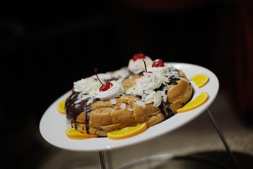 Image showing buffet food