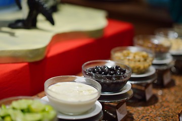 Image showing buffet food