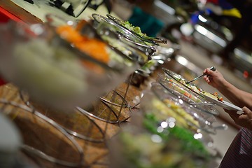 Image showing buffet food