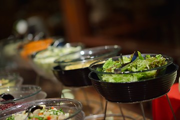 Image showing buffet food