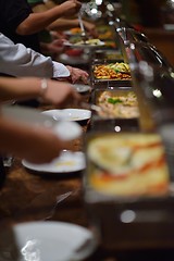 Image showing buffet food