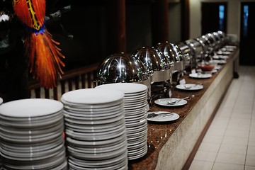 Image showing buffet food