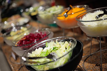 Image showing buffet food