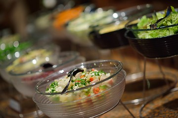 Image showing buffet food