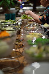 Image showing buffet food