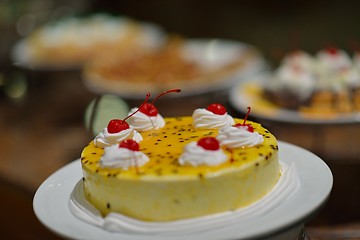 Image showing buffet food