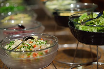 Image showing buffet food