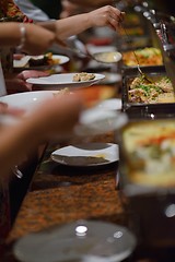 Image showing buffet food