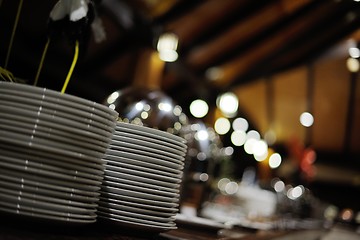 Image showing buffet food