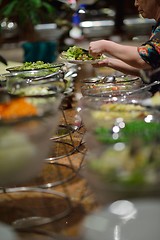 Image showing buffet food