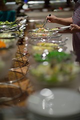 Image showing buffet food