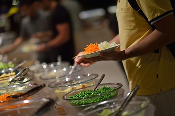 Image showing buffet food