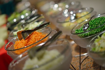 Image showing buffet food