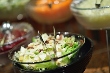 Image showing buffet food