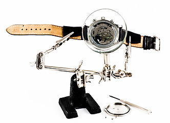 Image showing Watch repairing operation