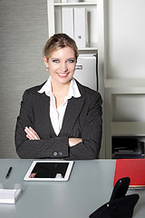 Image showing Confident successful businesswoman