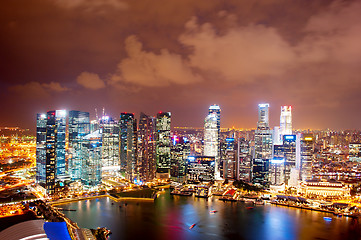 Image showing Singapore at night