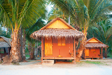 Image showing Thailand bungalow for tourist