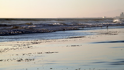 Image showing Beach Sunset Ormond Beach