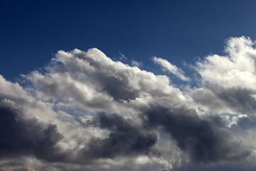 Image showing Blue sky with clouds 