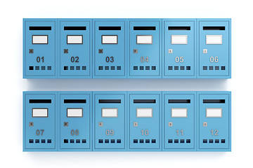 Image showing Letterboxes