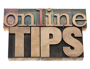Image showing online tips