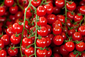 Image showing fresh red tomatoes on market