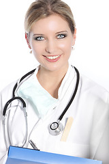 Image showing Smiling young nurse