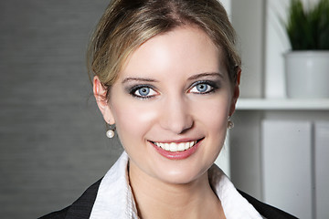 Image showing Portrait of a smiling businesswoman