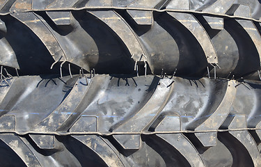 Image showing tractor tires